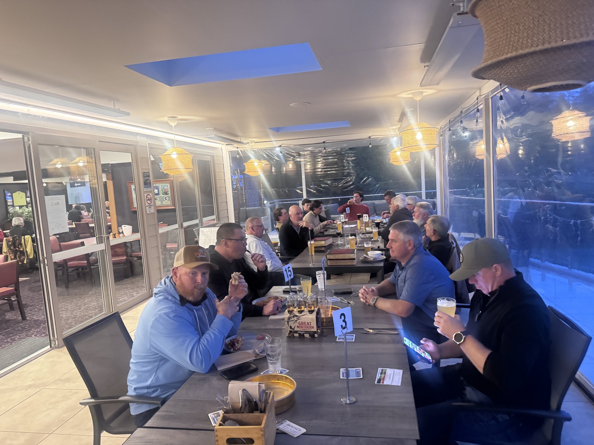 Dinner for the boys